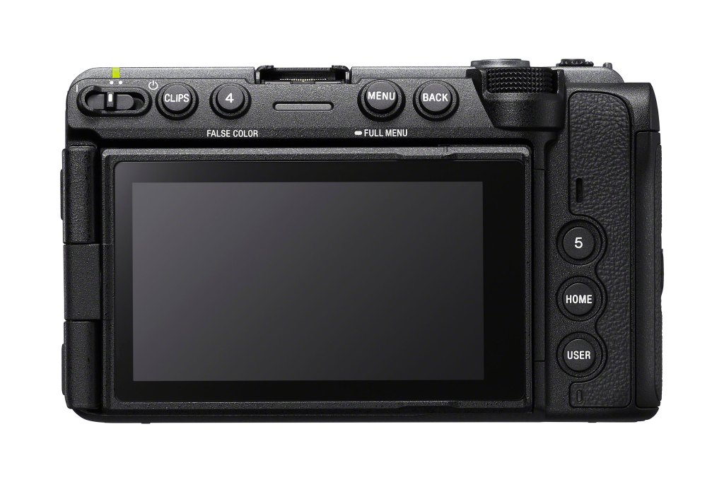 Sony FX 5 back view. 