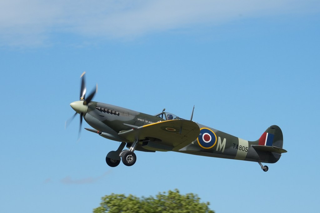 Sony RX10 V Supermarine Spitfire sample image.