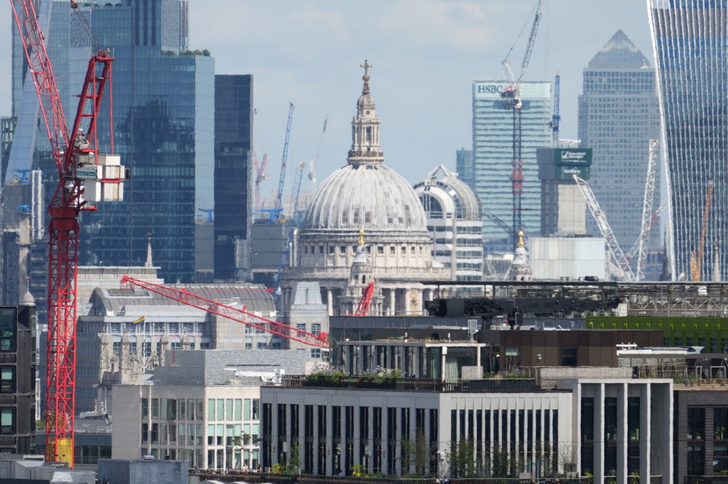 Sony RX10 V London Skyline heat haze example image.