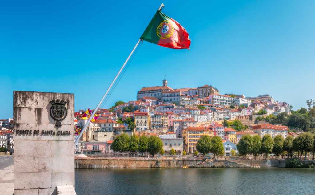 Travel photography, coimbr cityscape