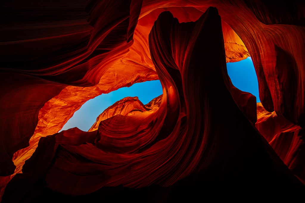 Ryszard’s winning image, taken at Antelope Canyon, Arizona
Sony A7R III, Sigma 12-24mm f/4 DG HSM Art, f/8, ISO 1250, 1/250 sec
