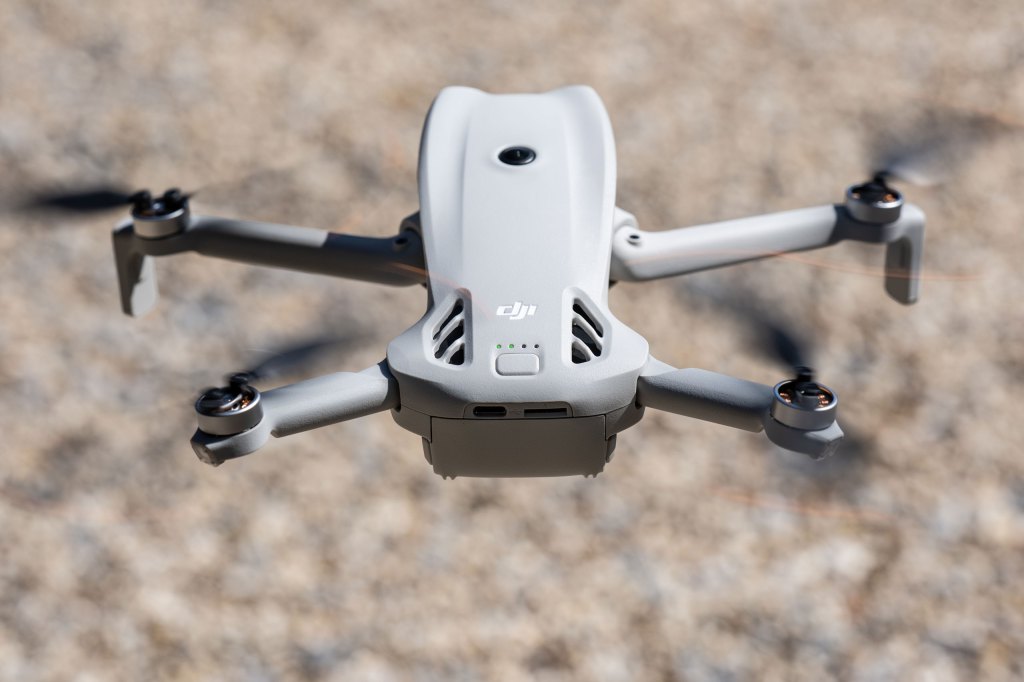 DJI Lito X1 drone in flight, top down view