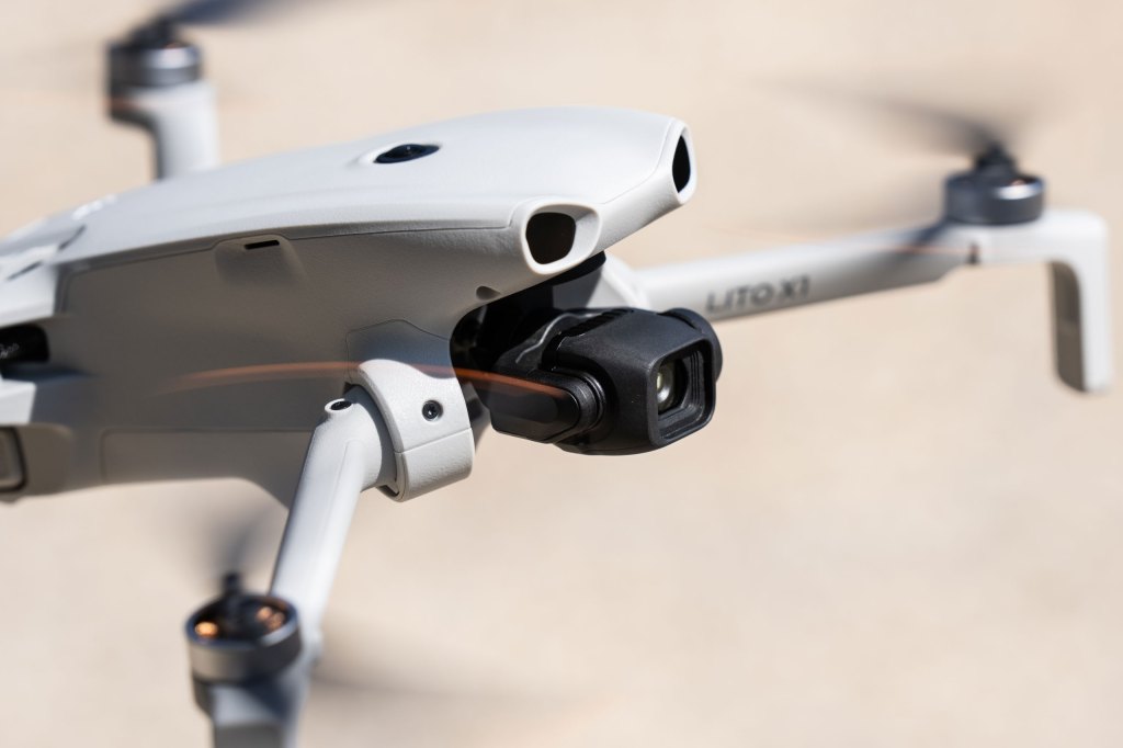 DJI Lito X1 drone side view of camera