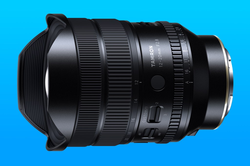 TAMRON 12-20mm F2.8 lens. Image: Tamron